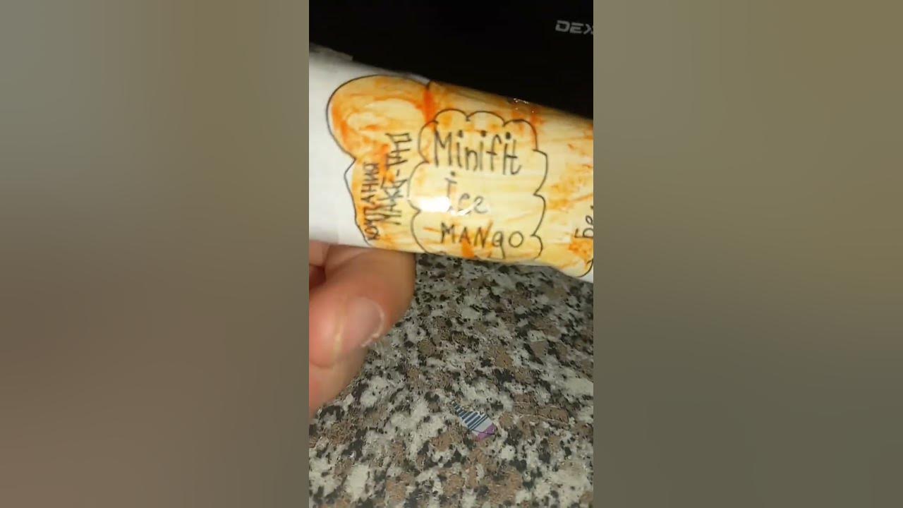 1 ашка из бумаги со вкусом манго. - YouTube