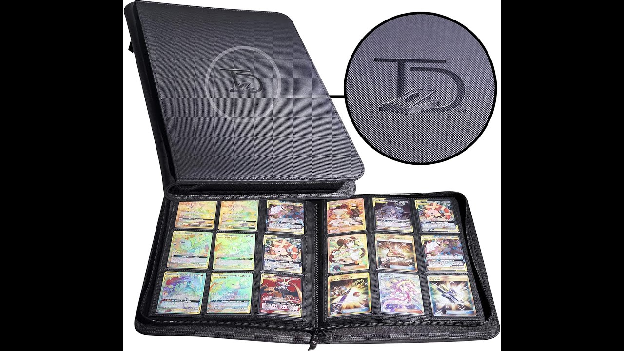 TopDeck 500 Card Ringless Zip Binder Pro 9-Pocket Pages Side Load Sleeve TCG Storage Portfolio