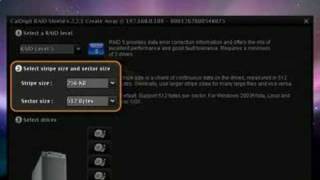 Delete & create RAID setting