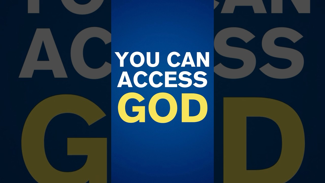 You can have direct access to God, right now! But so many of us, give it up 