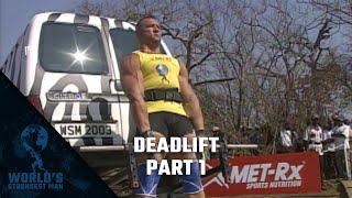 2003 Worlds Strongest Man Deadlift Part 1
