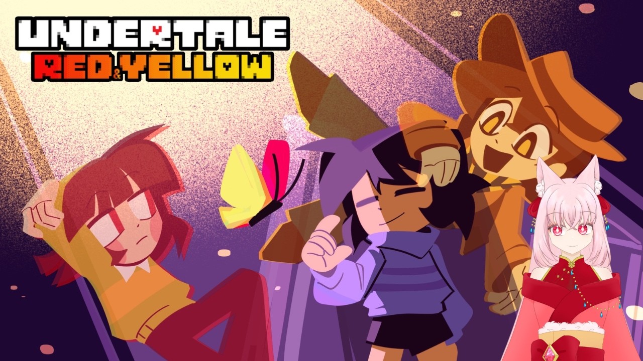 【UTRY】再次來到地下世界，但跟了兩位幽靈 ? Undertale Red&Yellow Part.5 #羽月 #undertale