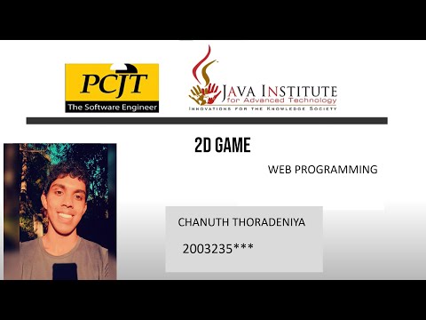 JavaScript 2D Game Chanuth thoradeniya