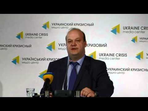 Valeriy Chaly. Ukraine crisis media center, 20th of June 2014