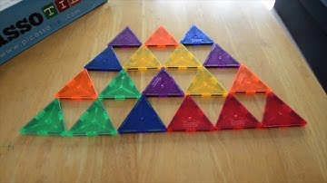 PicassoTiles PT60 Magnet Building Tiles Clear Magnetic 3D Building Blocks Construction Playboards