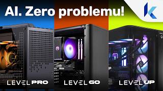 Komputer do AI i pracy profesjonalnej – test 3 PC Level (tani, średni, PRO)