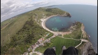 Paragliding Ringstead To Lulworth Cove. 6Th May 2019. Broken Collarbone
