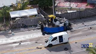 DEADLY 3 vehicle crash in Deerfield Beach Florida