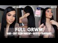 FULL GRWM ♡ HAIR + SOFT GLAM MAKEUP + OUTFIT + FRAGRANCE | Cynosure Hair