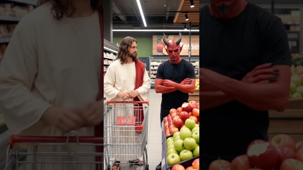 Jesus vs Satan. Eat your Vetables🥦🥬