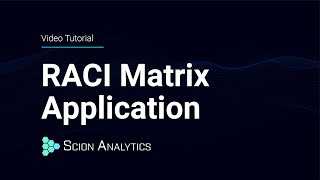 Raci Matrix Application Tutorial