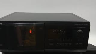 Sony CDP-CX53 50+1 Disc Changer CD Player Test