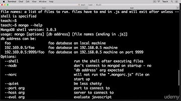 Learn MongoDB 3 and Rapidly Develop Scalable Applications : The MongoDB Console