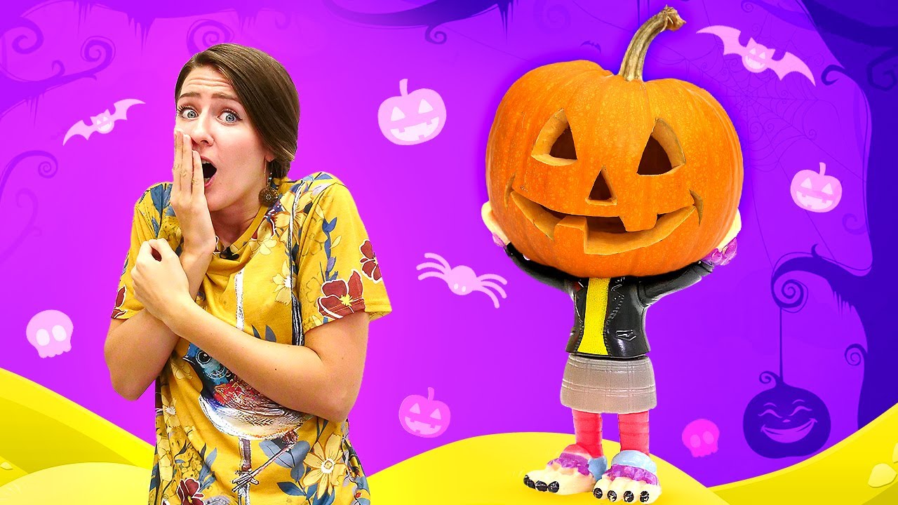 ⁣¡Celebramos Halloween con los PJ Masks y los Trolls! Guardería Infantil. Vídeos de juguetes.