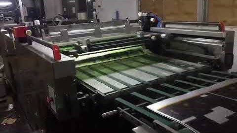 automatic cylinder screen printing machine show