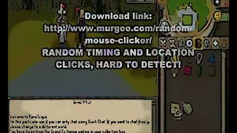 RuneScape Working RANDOM auto Clicker November 2011!
