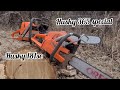 Will a ported 65cc saw cut with a stock 80cc saw? Husky 365 vs 181!!