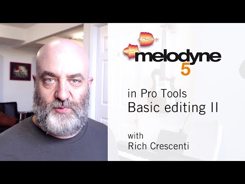 Melodyne in Pro Tools (for beginners) • Basic editing part II