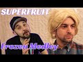 REACTION to Superfruit Frozen Medley ft. Kirstie! I DIED LAUGHING!