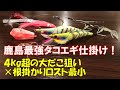 【鹿島最強タコエギ仕掛け解説】4kg超の大ダコ狙い＆根掛かりロストを最小に！折れない、切れない、根がからない！