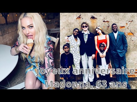 Madonna et ses 6 enfants : rare portrait de famille pour ses 63 ans