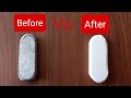 How to turn an old eraser into White | Only with 1 Material | At Home !