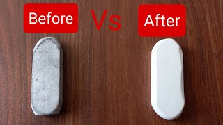 How to turn an old eraser into White | Only with 1 Material | At Home !