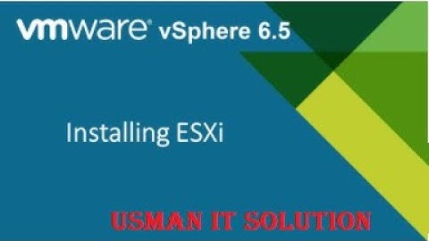How To Install VMWARE ESXI 6.5 Step By Step | VMware Hypervisor Install |