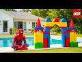 Giant LEGO Castle Mayhem! Bad Toy Kids in Trouble – Funny Toy Adventure Parody