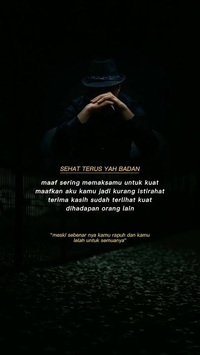 sehat terus ya badan