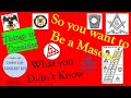 Masonic  what to expect in the process  a beginners guide to the first 3 degrees