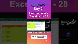 Advanced Excel Course 🚀 Part 28 | सीखो और Job पाओ 💼 #shorts #exceltips