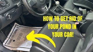 How to fix your sunroof drains and stop the pond from forming in your car!