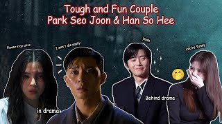 HAN SO HEE & PARK SEO JOON BEHIND AND IN GYEONGSEONG CREATURE