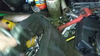 2006 Isuzu i350 3.5l v6 power steering pump leaking, removal and installed