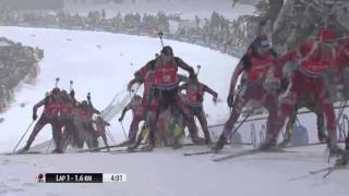 Biathlon World Cup 2016 (stage 5) - Men&#39;s Mass Start race