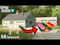 Turning wool into fabric   farming simulator 22 fs22 elmcreek ep 68