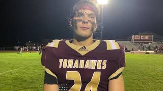 James Jankovich (1 INT, 1 sack) talks about Algonquin’s dominant 2nd half defense vs. Doherty