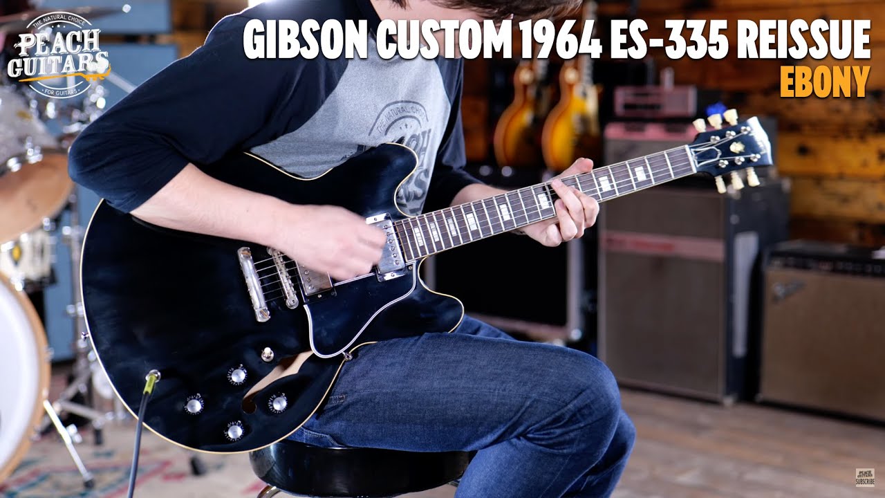 No TalkingJust Tones | Gibson Custom 1964 ES-335 Reissue Ebony