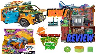 Teenage mutant ninja turtles: mutant mayhem lair and vehicles Review.