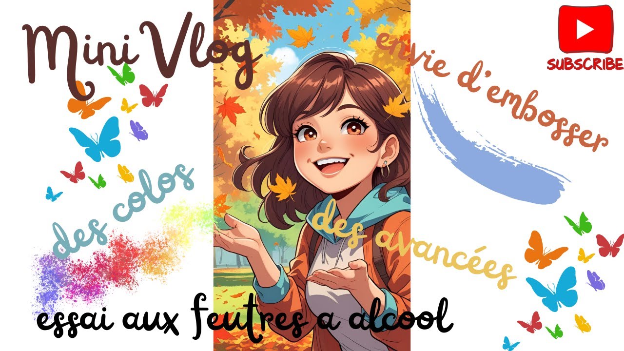 VLOG - Colos en route, finis, feutres a alcool, envie d embossage
