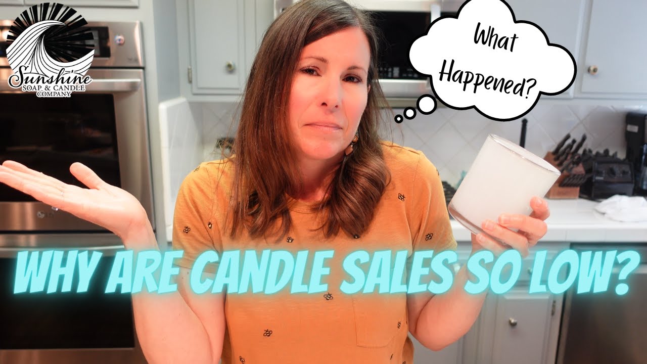 My Candle Sales Are Down, What Is Happening?! + Full Candle Making