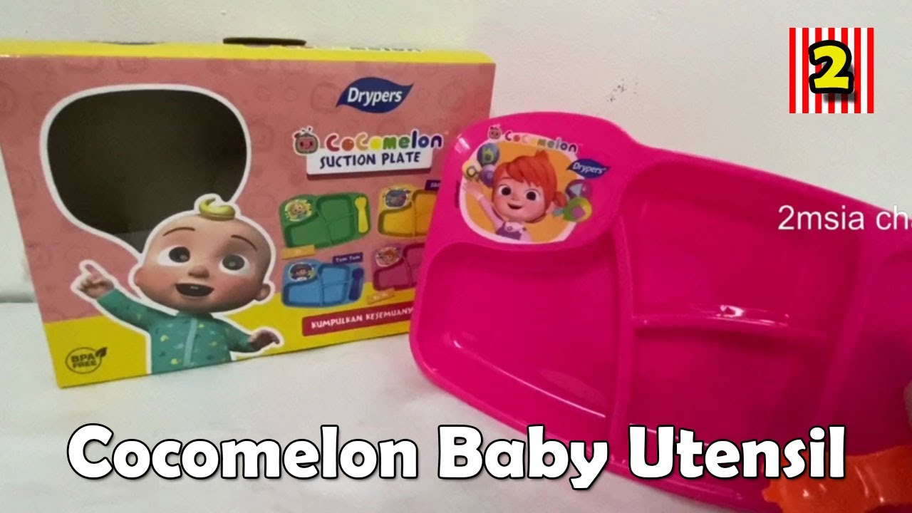 Cocomelon Suction Plate Yo yo Series from Drypers | Baby Utensil