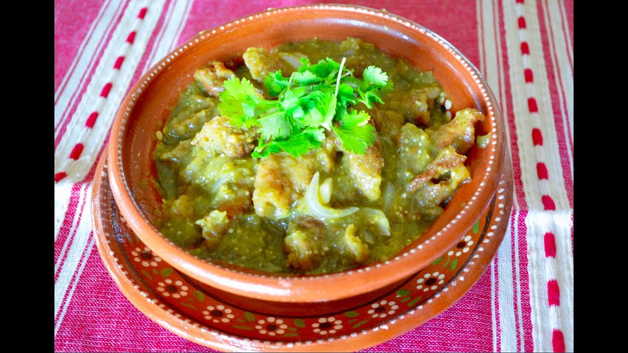 Chicharron en Salsa Verde YouTube