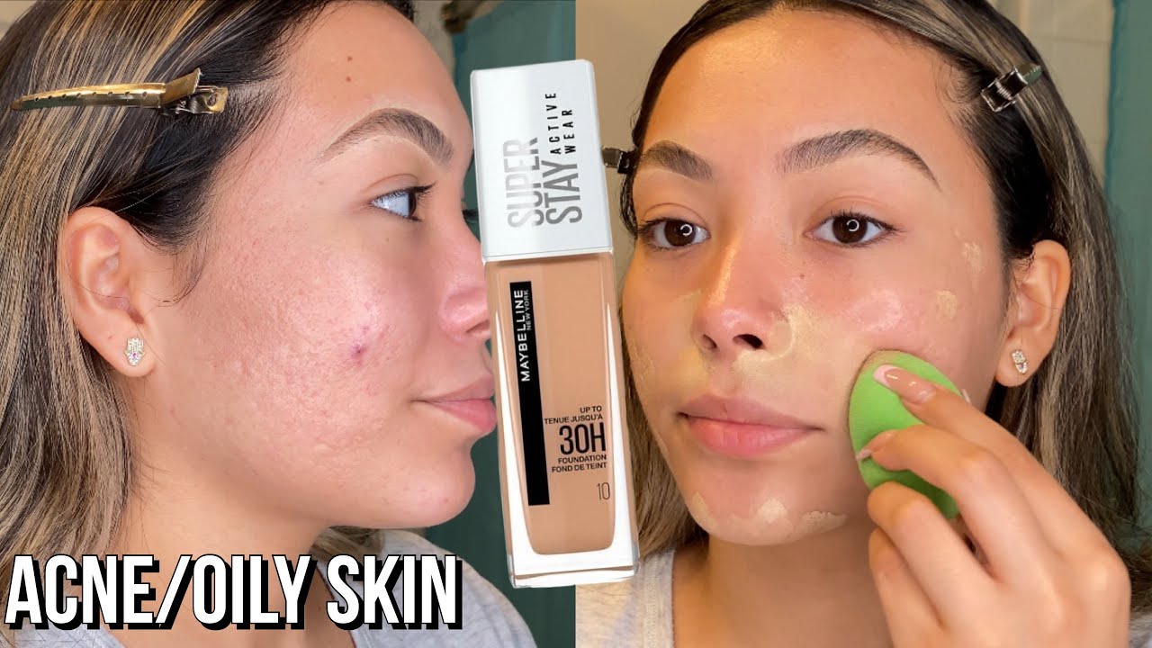 Maybelline Super Stay Active Wear Foundation Review - YouTube