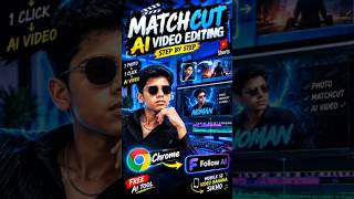 😱 सिर्फ matchcut से बनाओ Cinematic AI Video 🔥 | Match Cut Editing Tutorial🙏 #Shorts #viralvideo
