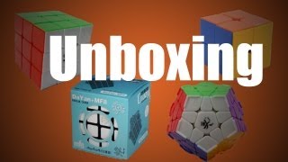Stickerless Dayan Zhanchi, Dayan 2x2, Dayan+MF8 4x4 and Dayan Megaminx Unboxing!