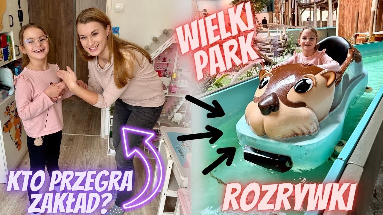 W wielkim parku rozrywki🤩 Totalna porażka‼️Brak mi słów‼️Przegrany zakład💖