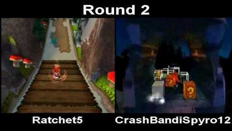 IAS2: Round 2 - Ratchet5 vs CrashBandiSpyro12 - Crash 2 race to defeat Tiny - Part 3