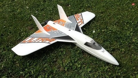 175mph Multiplex FUNJET - 2nd Flight (Tuning it out) - Ground Camera View